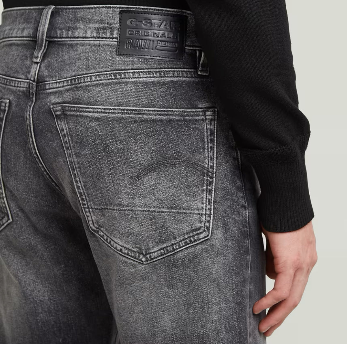 Gstar Raw 3301 Regular Denim Dark Grey