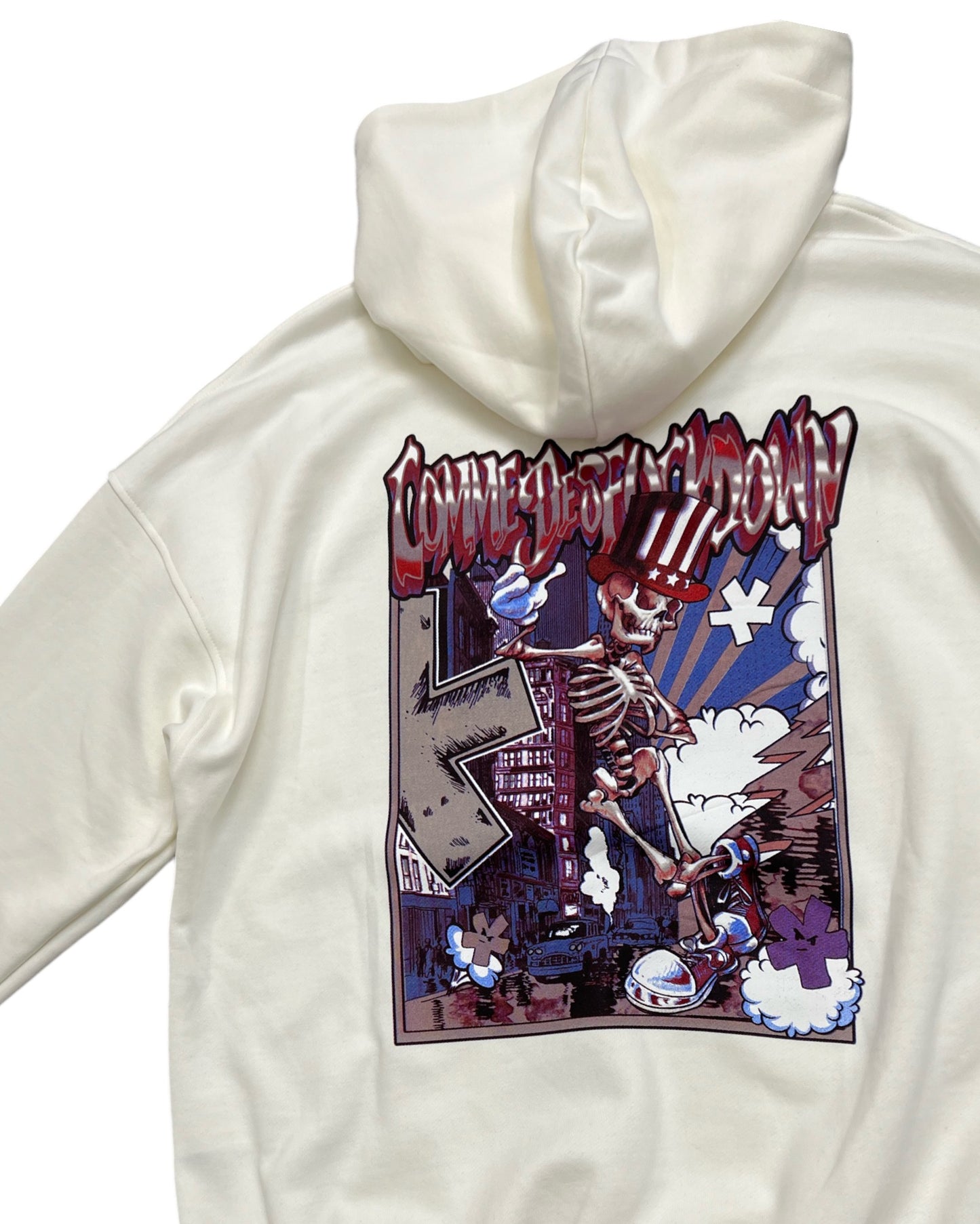 Comme Des Fuckdown Felpa Con Cappuccio