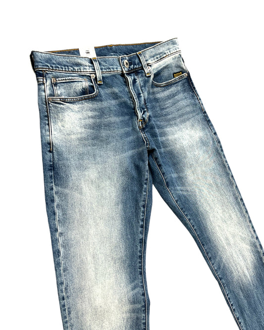 Gstar Raw Denim Slim 3301 Straight Vintage Azure