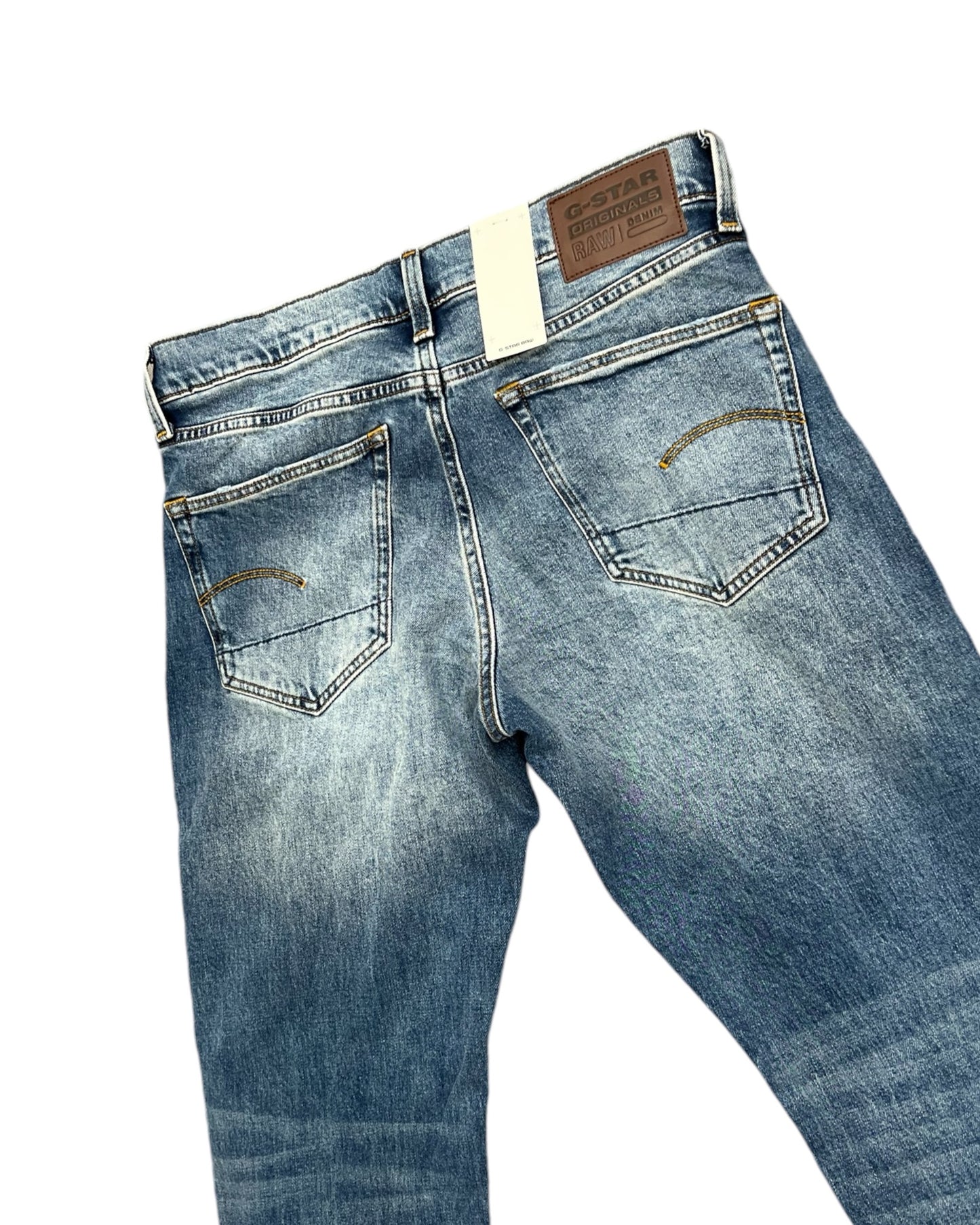 Gstar Raw Denim Slim 3301 Straight Vintage Azure