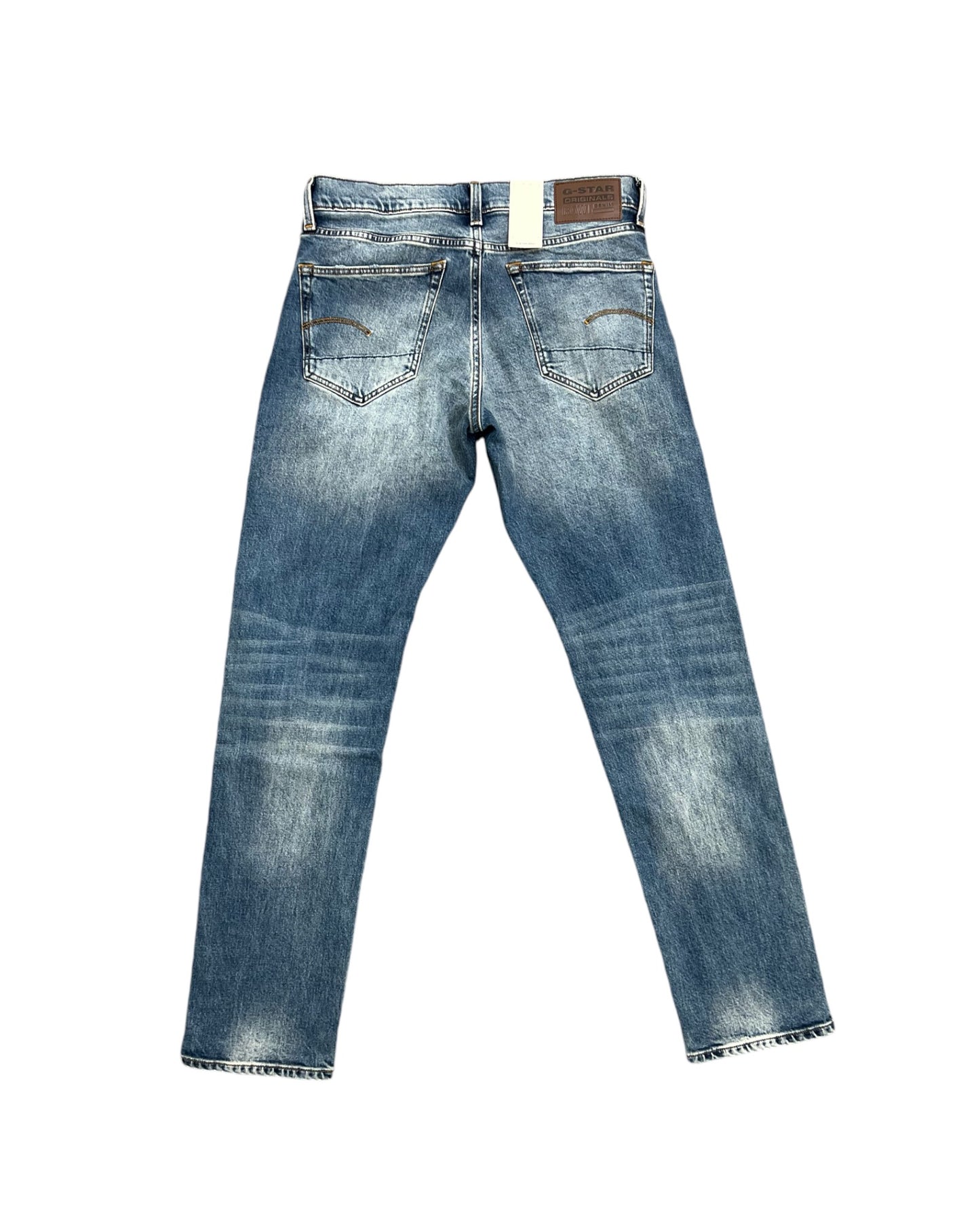 Gstar Raw Denim Slim 3301 Straight Vintage Azure