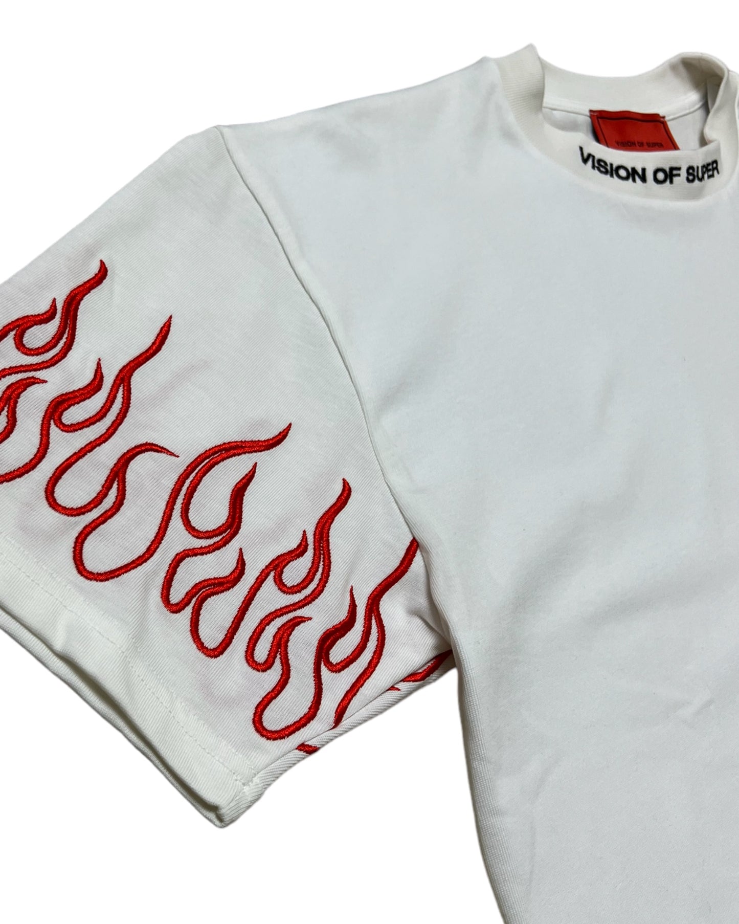 Vision Of Super T-shirt Flames Ricamo