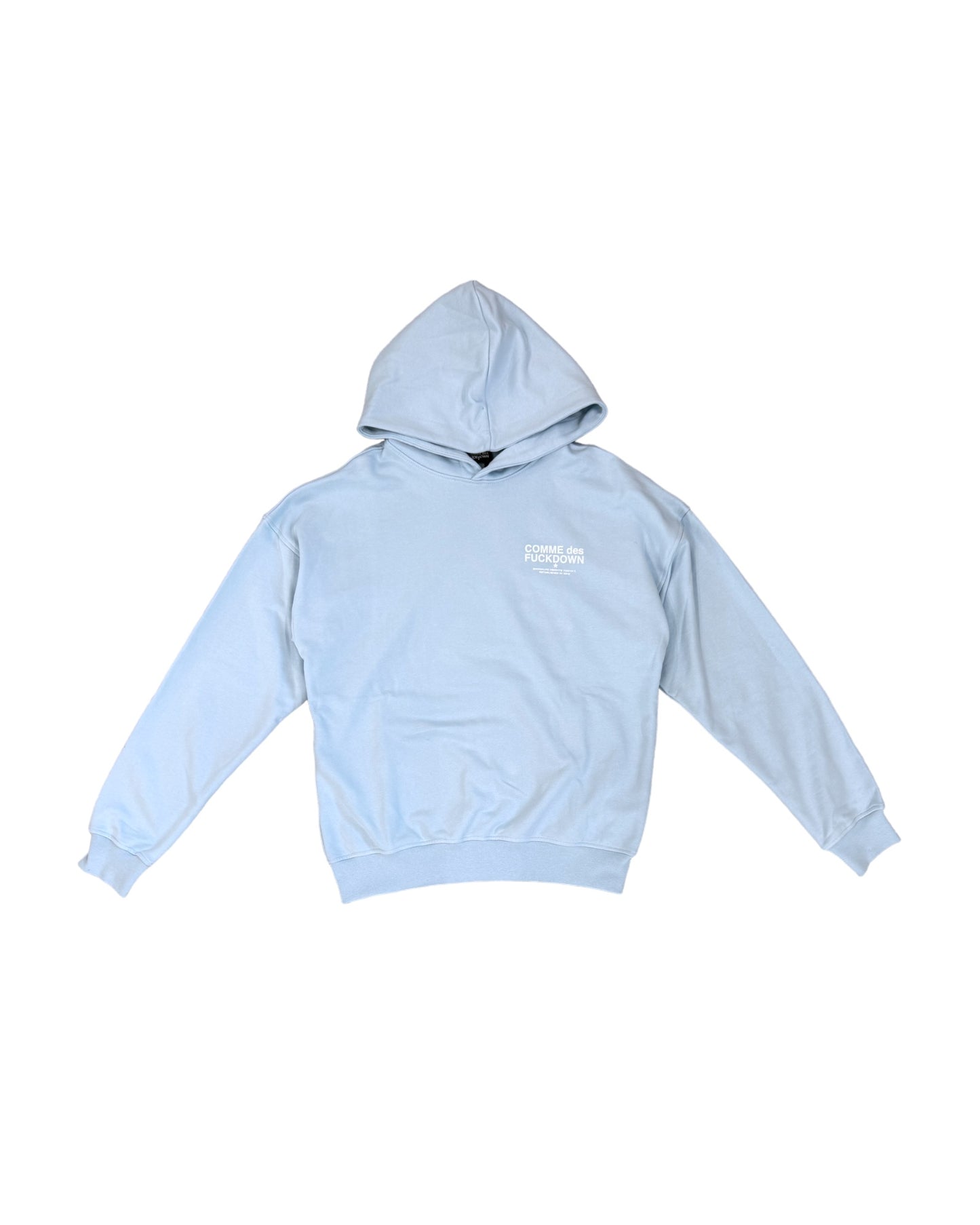 Comme des Fuckdown Felpa Cappuccio Basic Logo
