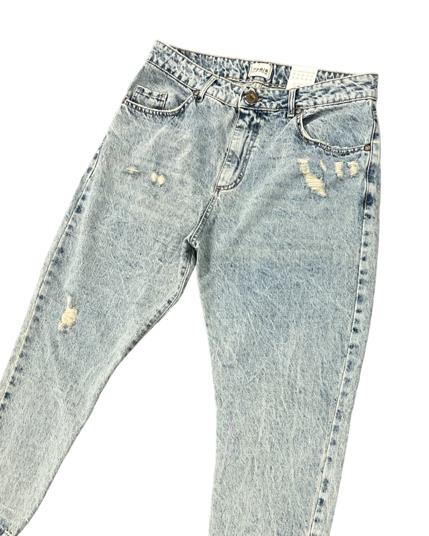 Berna Jeans Cropped con Rottura