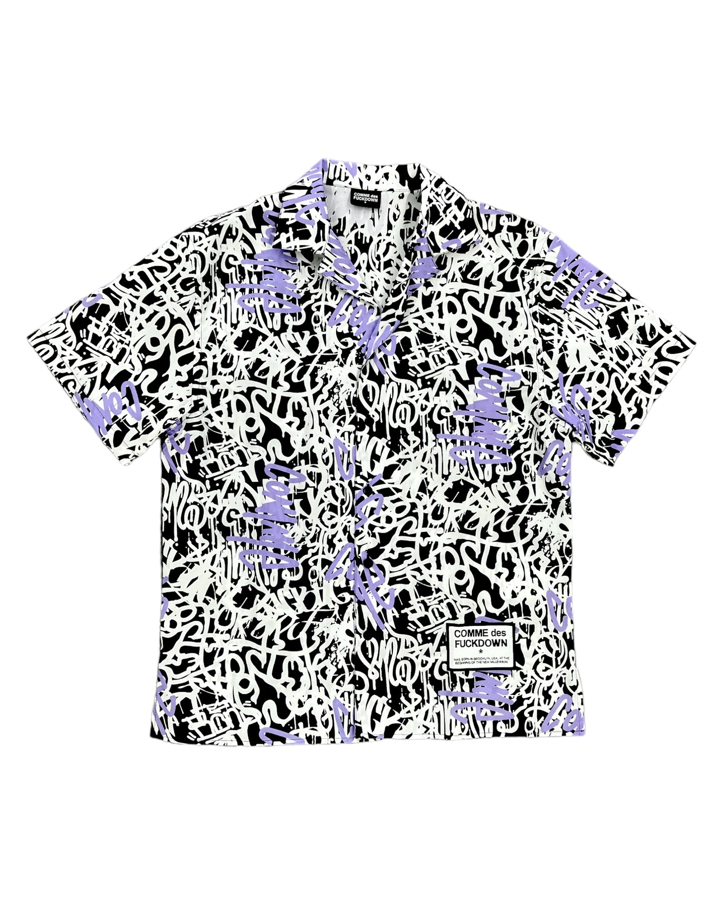 Comme des Fuckdown Camicia Graffiti