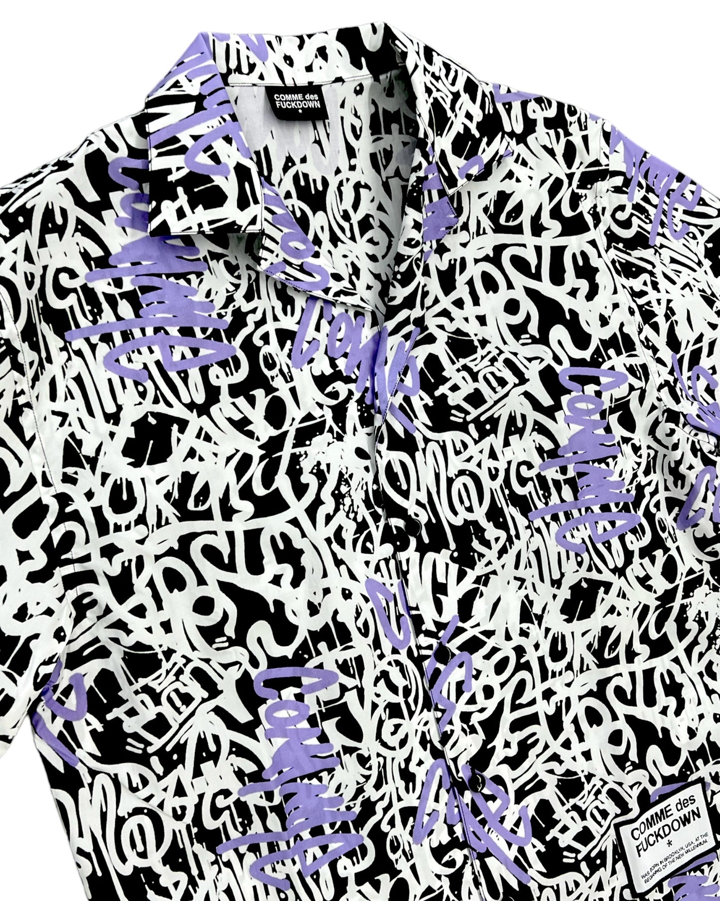 Comme des Fuckdown Camicia Graffiti