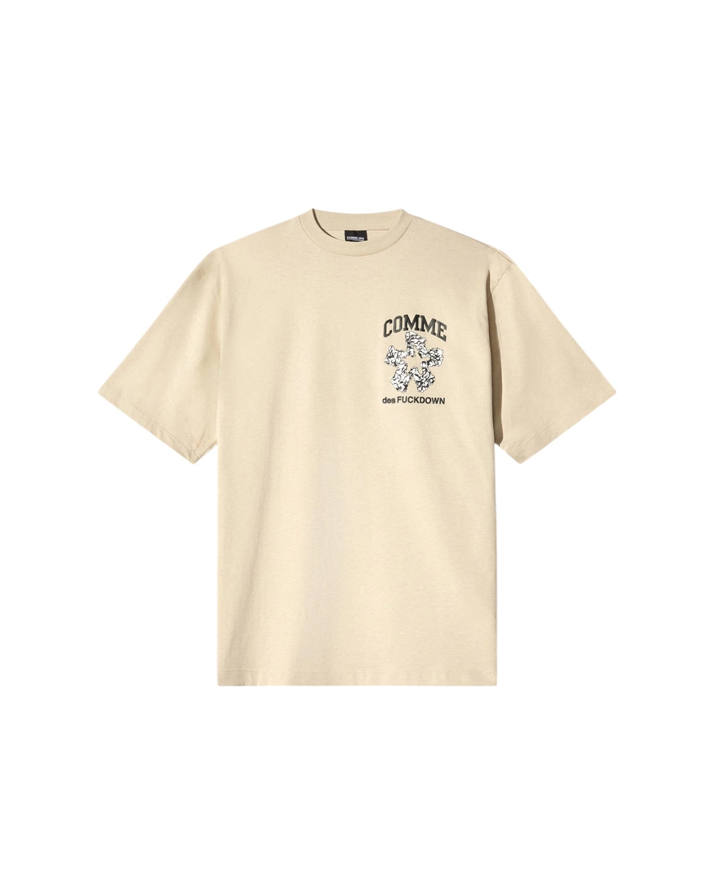 Comme Des Fuckdown T-shirt Logo Destroyed