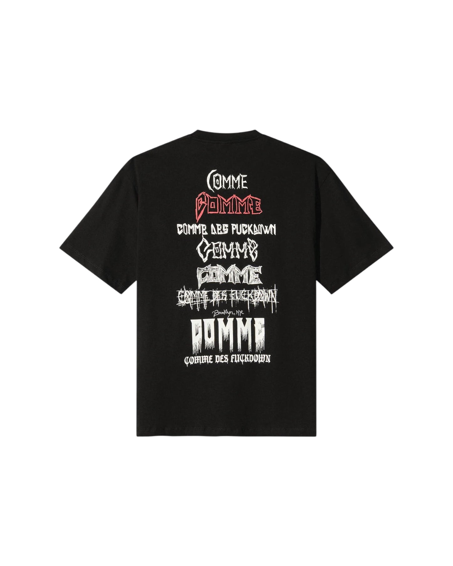 Comme Des Fuckdown T-shirt Multilogo