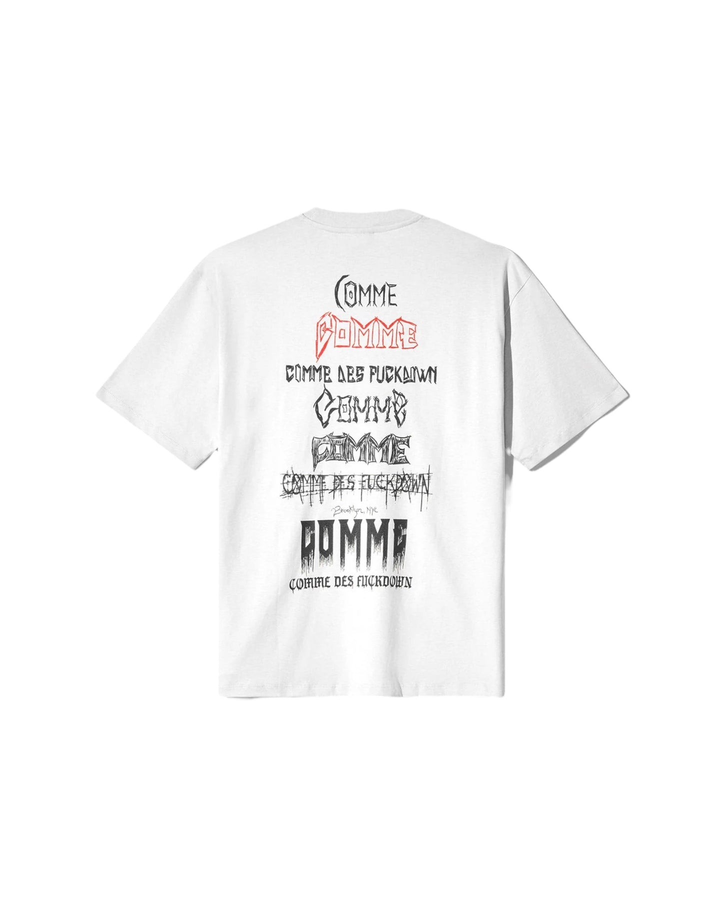 Comme Des Fuckdown T-shirt Multilogo