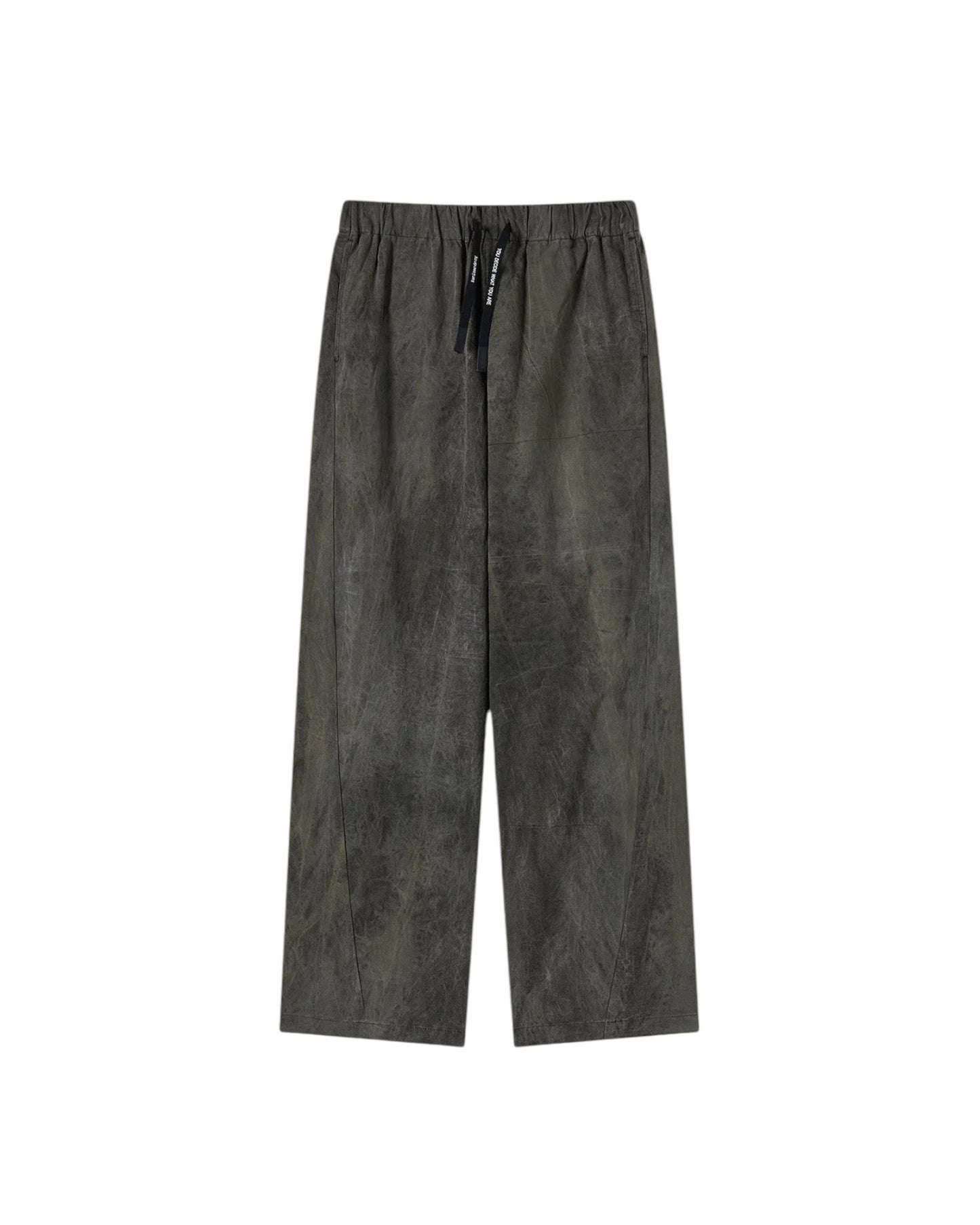 Acu Puncture Dark Green Pants Baggy