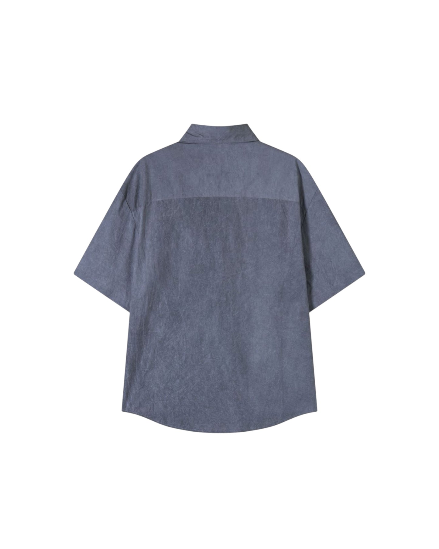 Acu Puncture boxy Shirt Dark Grey