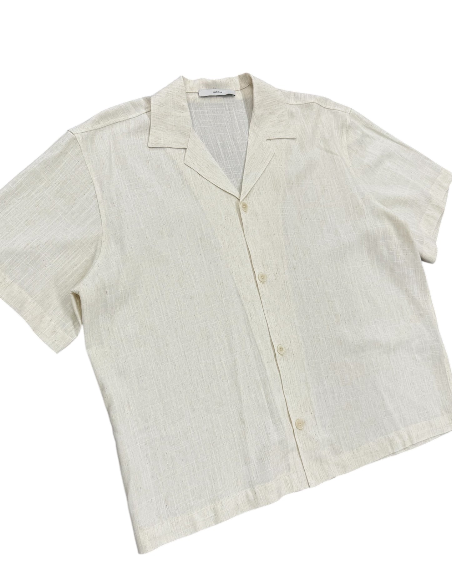 I'M Brian Camicia boxy in misto Lino