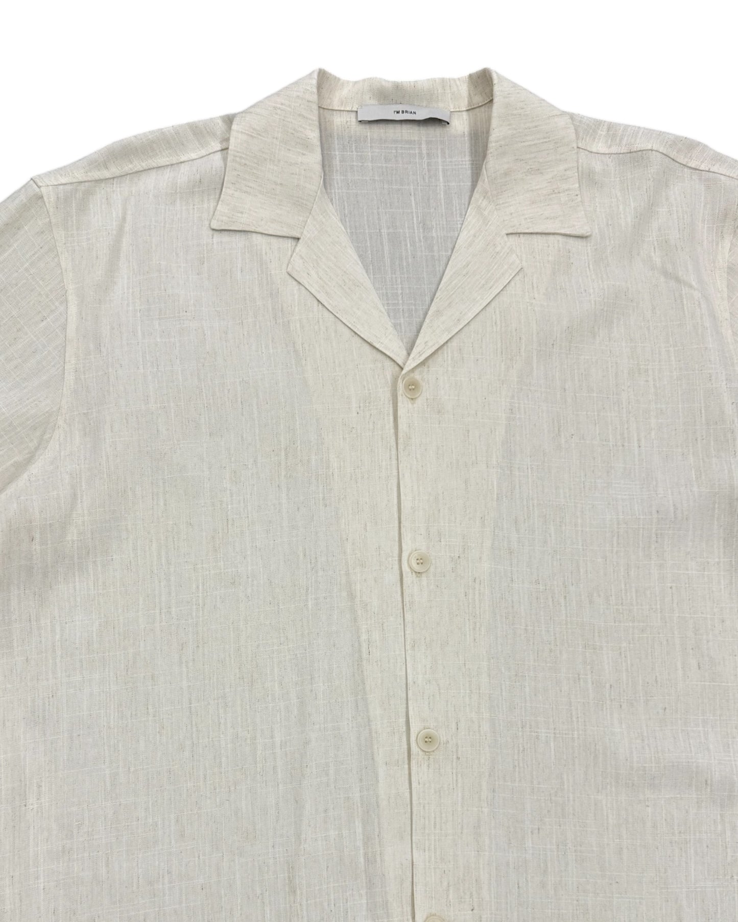 I'M Brian Camicia boxy in misto Lino