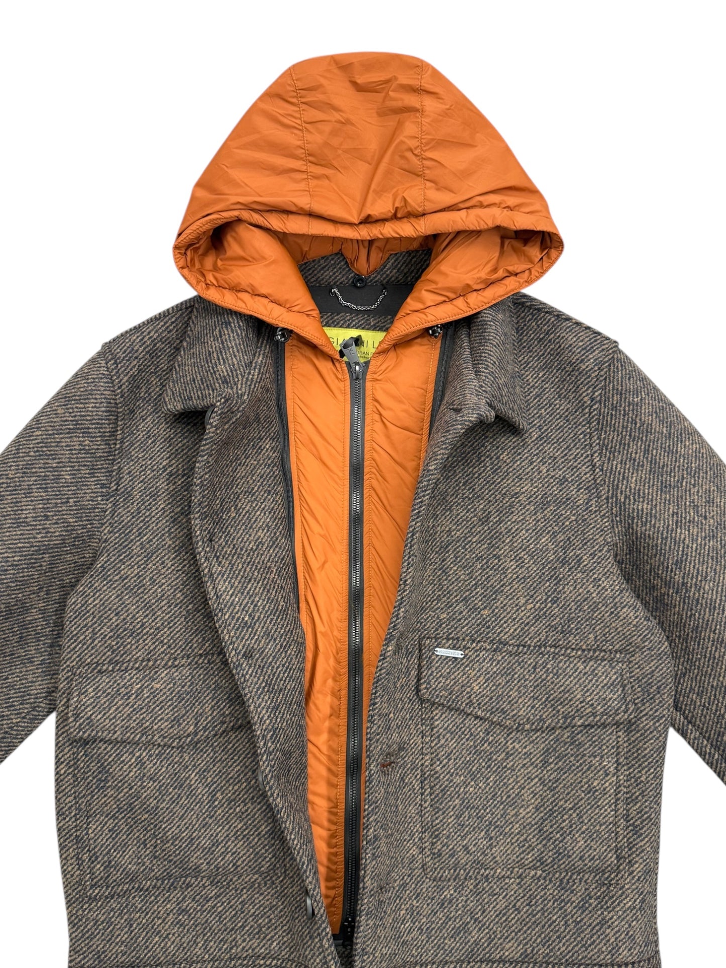 Gianni Lupo Cappotto corto con interno removibile