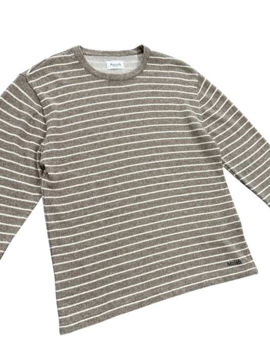Amish Supplies Maglione Girocollo Stripe Micrologo