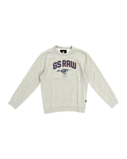 Gstar Raw Felpa Girocollo Skeleton