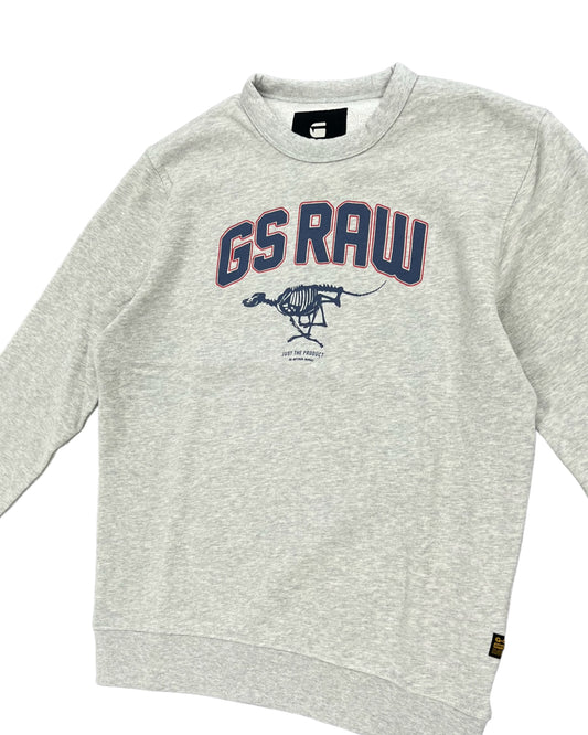 Gstar Raw Felpa Girocollo Skeleton