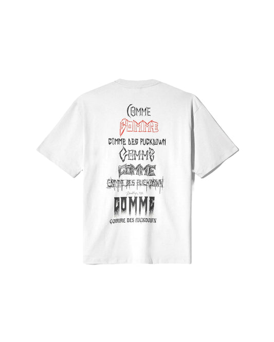 Comme Des Fuckdown T-shirt Multilogo