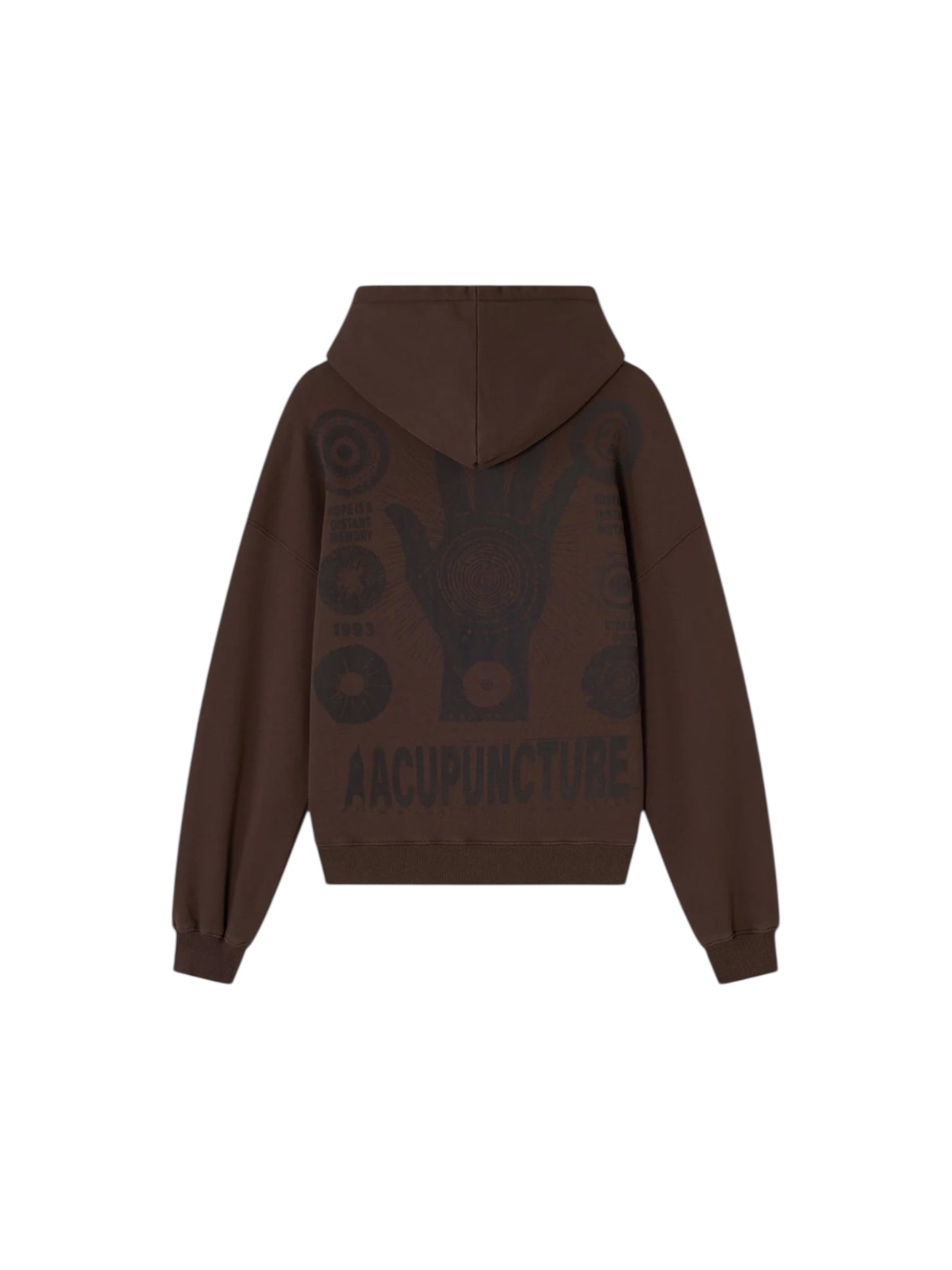 Acu Puncture Hope Hoodie Coffe quartz