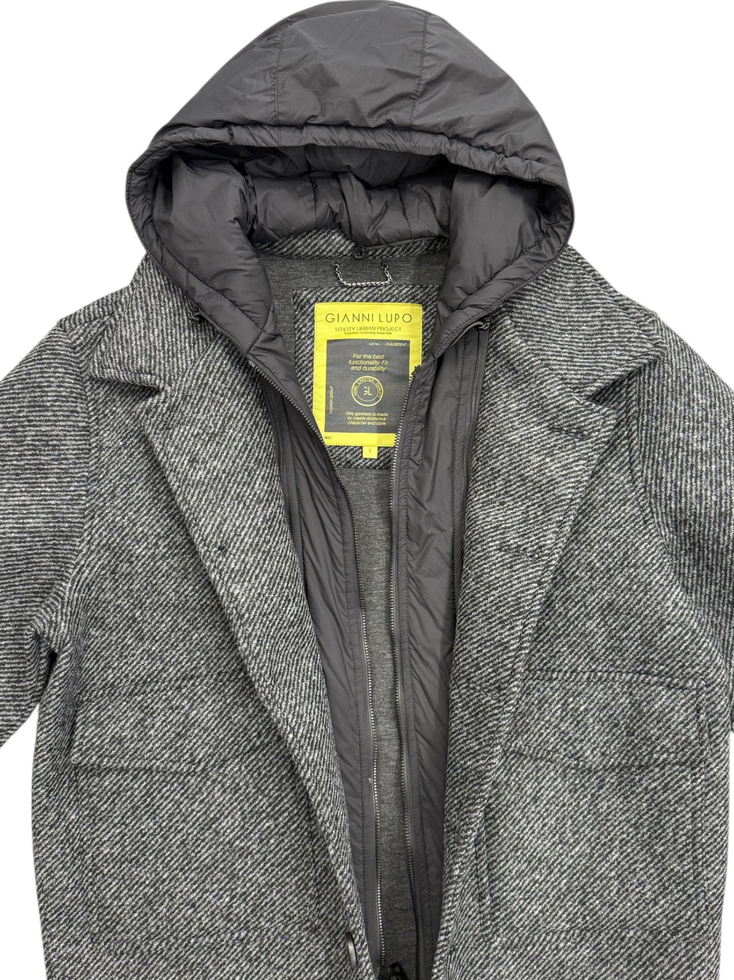 Gianni Lupo Cappotto corto con interno removibile